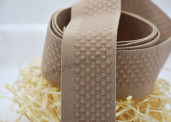 поднятый 3D силикон SGS ставит точки анти- эластичная резиновая лента выскальзывания для одежд