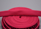 Изготовленным на заказ веревочка одежд 11mm заплетенная полиэстером напечатала круговой сияющий логотип силикона