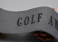 эластичная резиновая лента хлопка одежд 45mm изготовленная на заказ с сияющим логотипом силикона