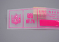 Подгонянное прозрачное TPU печатая сияющий логотип силикона для одежды