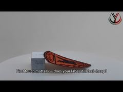 Классные Velcro рельефные этикетки одежды Glossy / Matt Tpu Logo