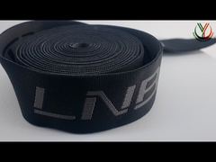 Представляю широкий двусторонний логотип Jacquard Эластичная лента для одежды 40 мм для вас