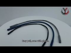 Более подробный взгляд: серое матовое OEM металлическое застежка эластичный шнур для трусов