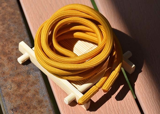 Концы металла и ткани шнура Drawstring полиэстера одежд 5mm круглые