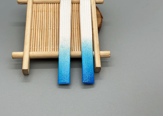 шнур Drawstring полиэстера одежды 30cm длинный с сияющими падениями силикона на обоих концах