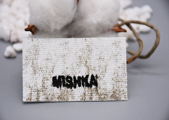 Изготовленный на заказ экран логотипа печатной краски хлопка печатая ярлык для одежд