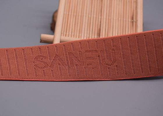 25mm повторно использованная резинка жаккарда с одиночной стороной для одежды