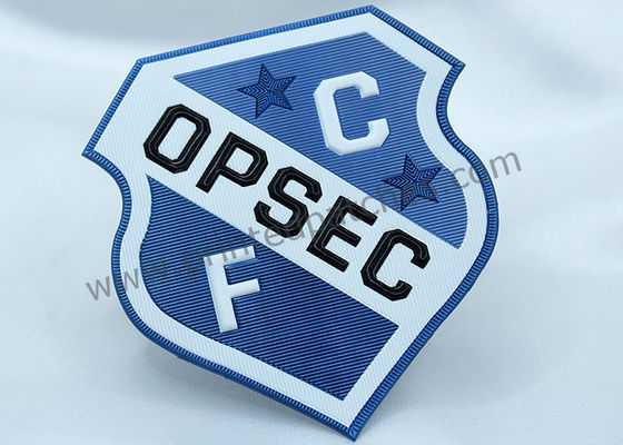 Винил передачи тепла 3 Colorway латает мягкие поднятые значки 3D прессы жары TPU