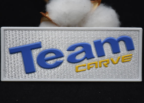 Заплаты передачи тепла силикона заплаты 3D одежды ткани Tatami изготовленные на заказ